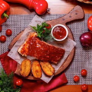 Рёбрышки свиные BBQ