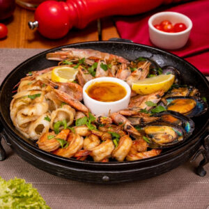 Сковородка морских деликатесов